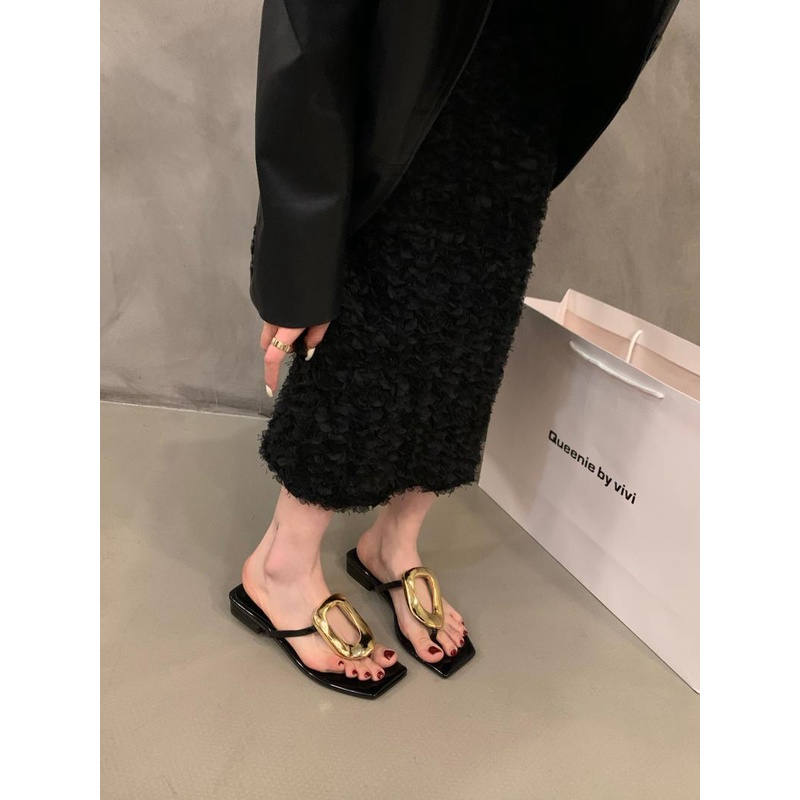 Sandal Đế Bằng Phong Cách Thời Trang Mùa Hè 2023 Mới Cho Nữ