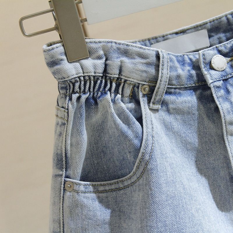 Quần Short Denim Lưng Cao Dáng Rộng Thời Trang Mùa Hè 2020 Mới Cho Nữ