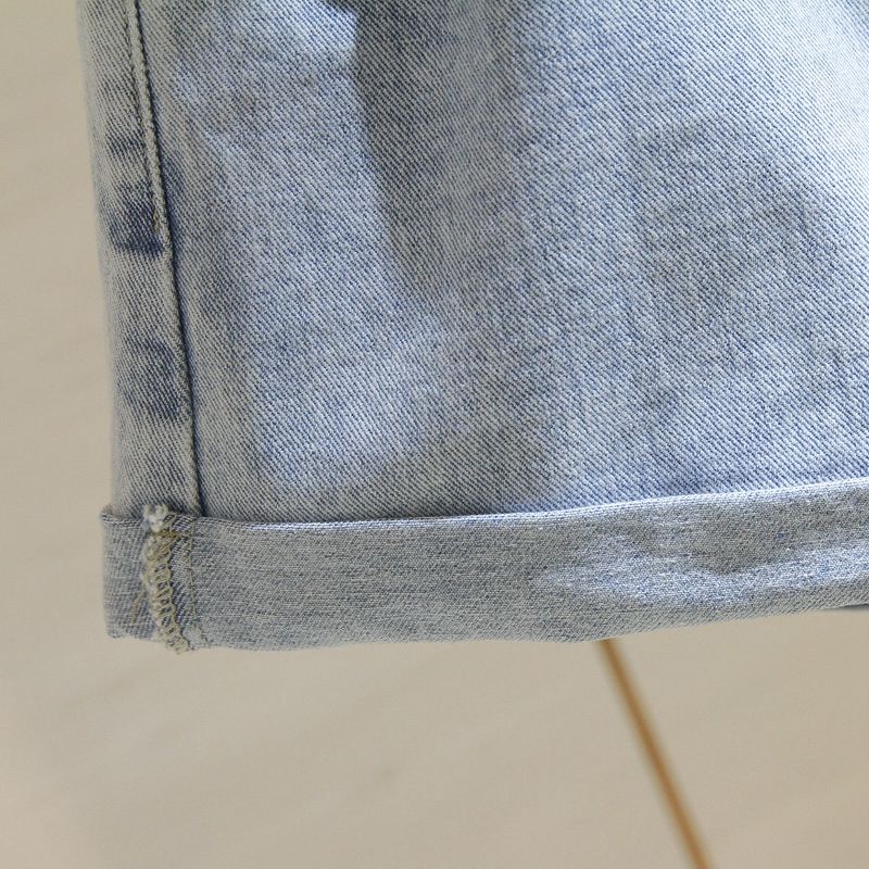 Quần Short Denim Lưng Cao Dáng Rộng Thời Trang Mùa Hè 2020 Mới Cho Nữ