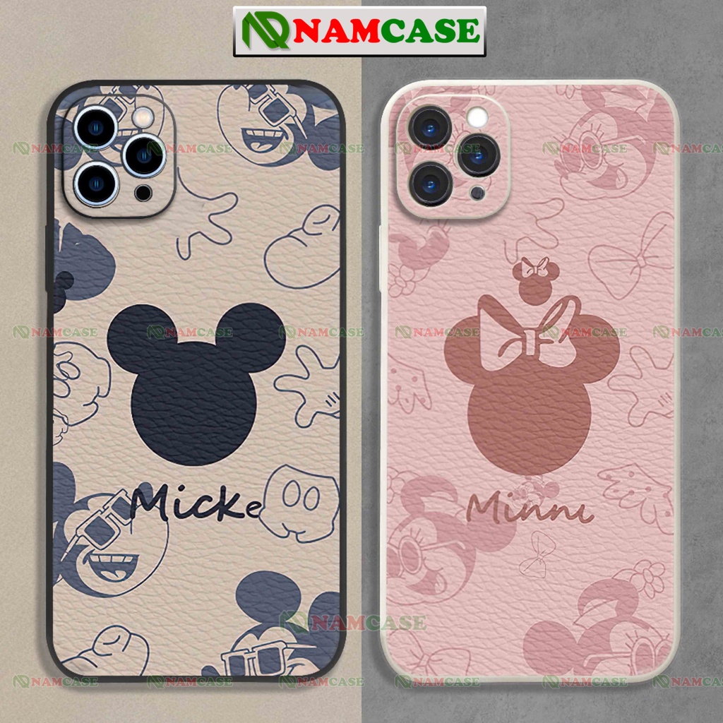 Ốp lưng iphone cặp đôi hoạt hình chuột mickey cute ngộ nghĩnh dễ thương độc lạ ip 6/6s/7/8/X/XS/11/12/13/14 Pro Plus Max