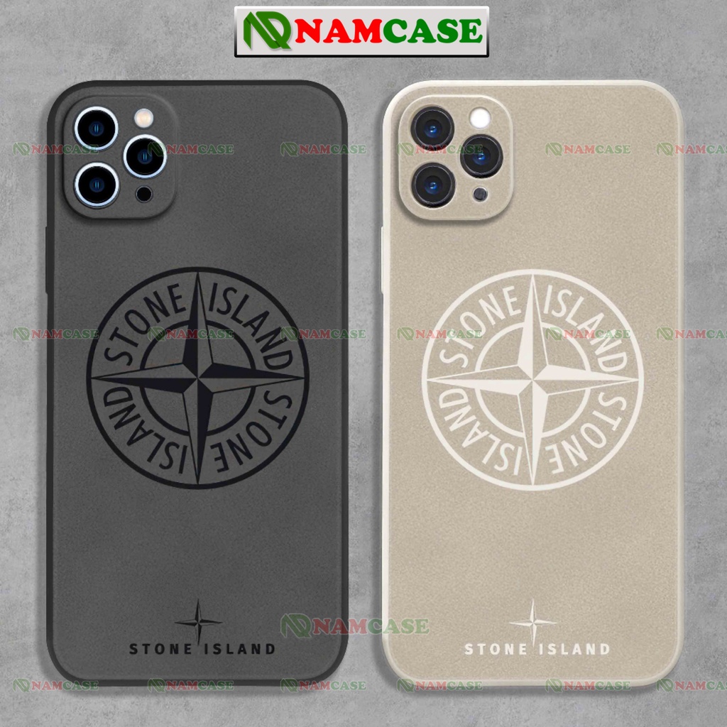 Ốp lưng iphone logo thương hiệu cạnh vuông chống sốc bảo vệ cam silicon dẻo ip 6/6s/7/8/X/XS/11/12/13/14 Pro Plus Max