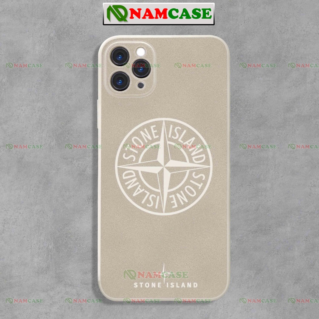 Ốp lưng iphone logo thương hiệu cạnh vuông chống sốc bảo vệ cam silicon dẻo ip 6/6s/7/8/X/XS/11/12/13/14 Pro Plus Max