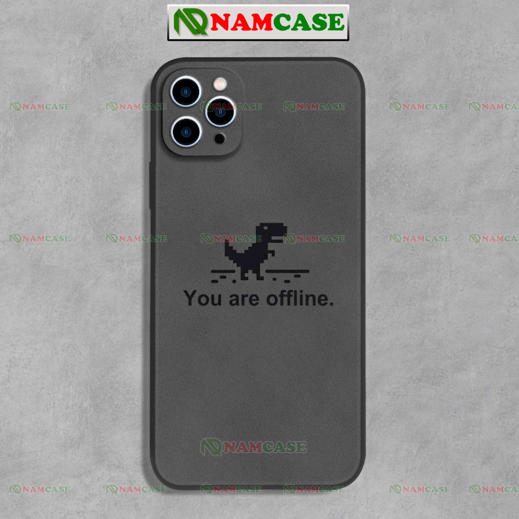 Ốp lưng iphone khủng long cạnh viền vuông chống sốc bảo vệ camera silicon dẻo ip 6/6s/7/8/X/XS/11/12/13/14 Pro Plus Max