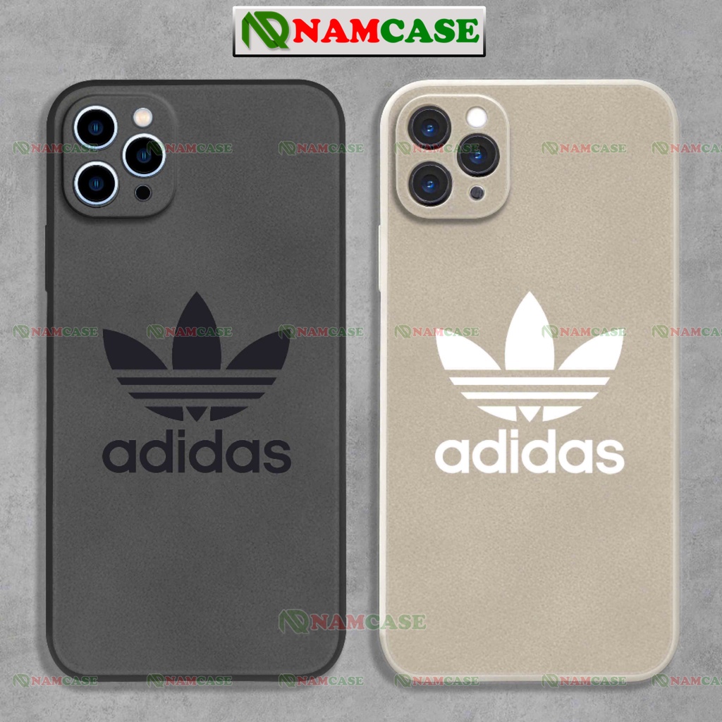 Ốp lưng iphone adidas cạnh viền vuông chống sốc bảo vệ camera silicon mềm dẻo ip 6/6s/7/8/X/XS/11/12/13/14 Pro Plus Max