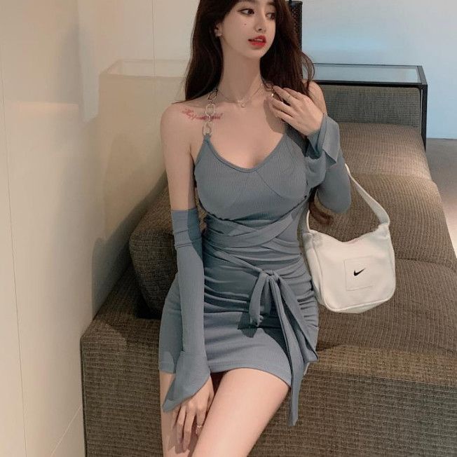 Váy Jiashucheng Ôm Eo Thời Trang Xuân Thu Kiểu Mới Cho Nữ