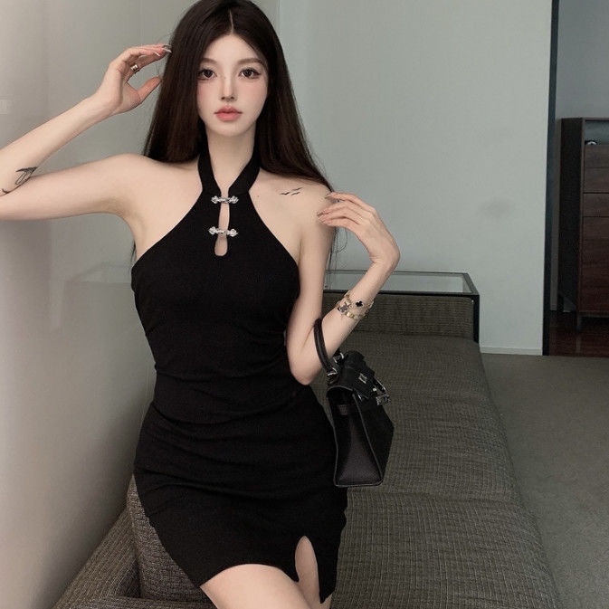 Đầm Hai Dây Ngắn Dáng Ôm Thời Trang Mùa Hè Quyến Rũ Cho Nữ