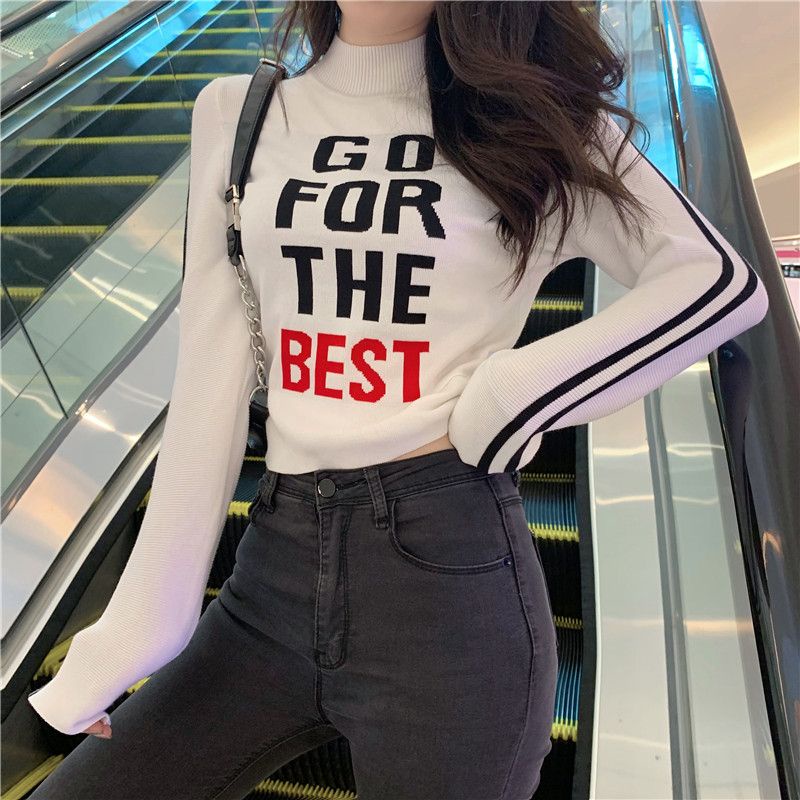 Áo Thun Lửng Tay Dài Phong Cách Trẻ Trung Cá Tính Dành Cho Nữ