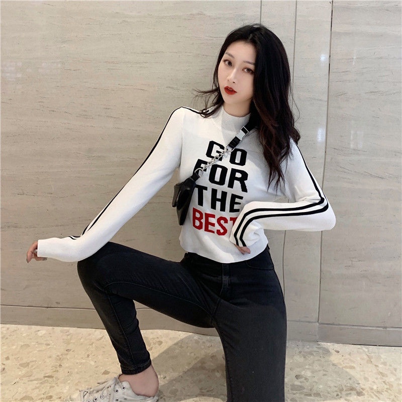 Áo Thun Lửng Tay Dài Phong Cách Trẻ Trung Cá Tính Dành Cho Nữ