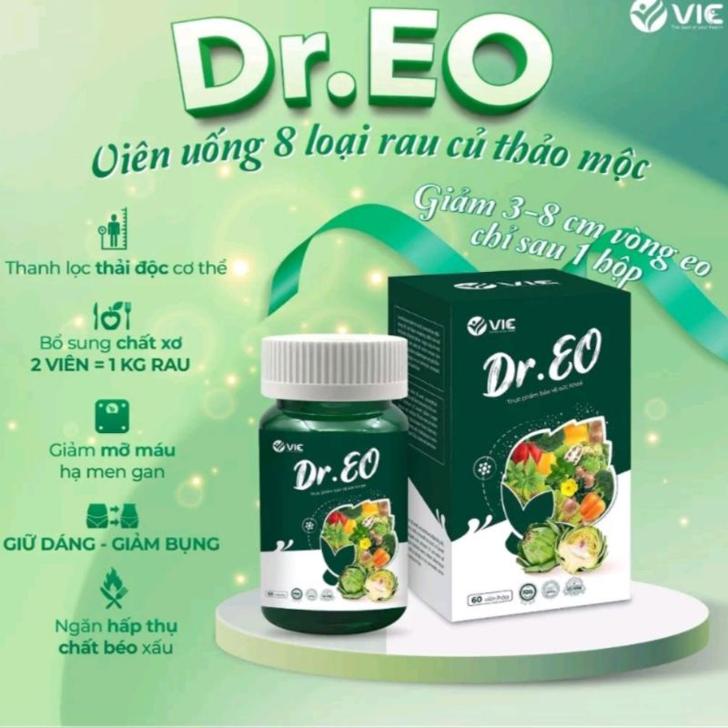 60 Viên Uống Rau Củ Thảo Mộc DR EO chính hãng 100%