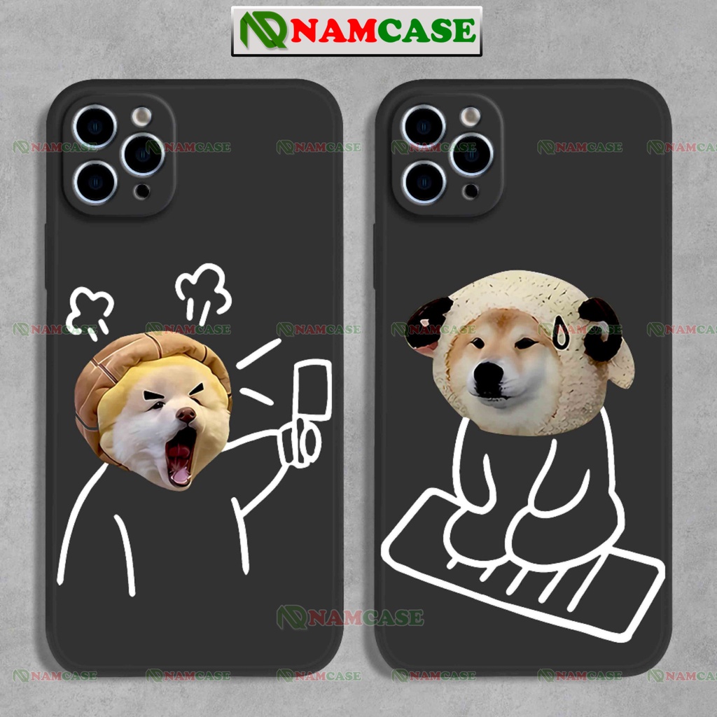 Ốp lưng iphone cặp đôi hoạt hình chó mèo độc lạ cute ngộ nghĩnh dễ thương đẹp ip 6/6s/7/8/X/XS/11/12/13/14 Pro Plus Max