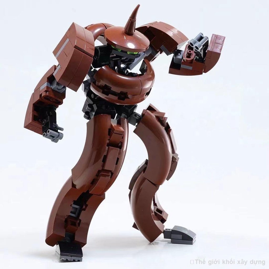 Tương thích với Lego Mộc Phân Khả Năng Biến Đổi Mech Sáng Tạo Xe Quà Tặng Trang Trí Làm Bằng Tay Robot Đồ Chơi Cát Điêu