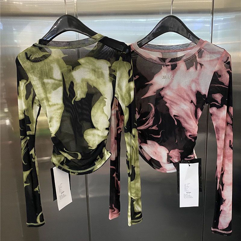 Hàng Mới Về Áo Thun Nữ Tay Dài Ôm Dáng Phong Cách Hàn Quốc Thời Trang Xuân Hè