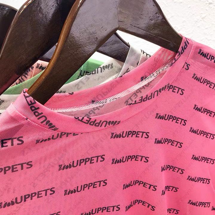 Áo Thun Tay Dài Vải Lụa Lạnh Mỏng Ôm Dáng In Chữ Thời Trang Mùa Hè Cho Nữ