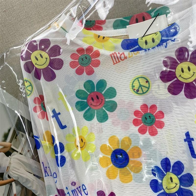 Áo Thun Tay Dài Chống Nắng In Họa Tiết Hoa Nhỏ Thời Trang Mùa Hè Hàng Mới Dành Cho Bạn Nữ