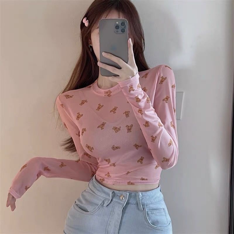 Jiashucheng Áo Thun Tay Dài Mỏng Nhẹ Ôm Sát Chống Nắng Thời Trang Mùa Hè Cho Nữ