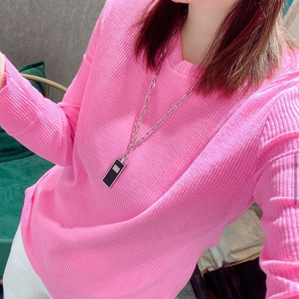 Jiashucheng Áo Thun Cotton Nhiều Màu Sắc Thời Trang Mùa Xuân Dễ Phối Đồ Dành Cho Nữ