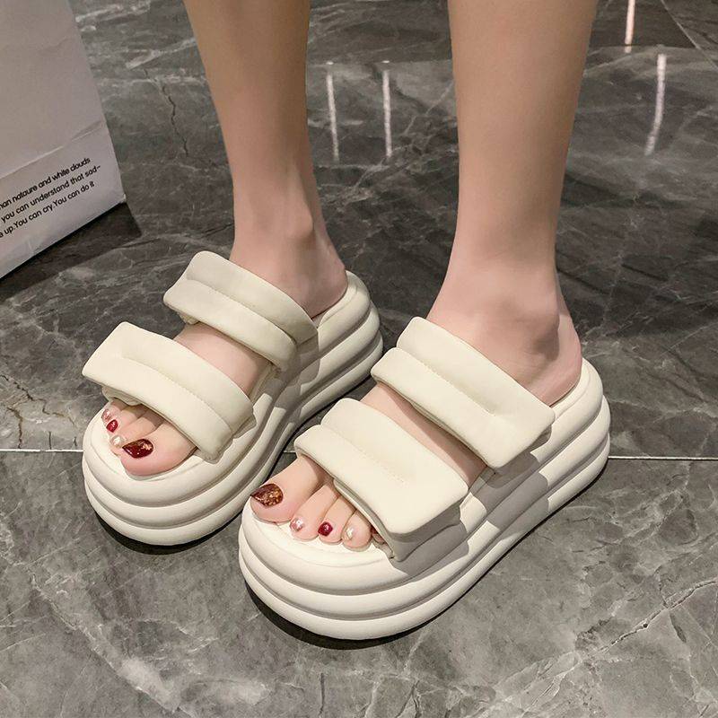 Dép Cao Gót Đi Biển Đế Dày Phong Cách Mới Mùa Hè Cho Nữ