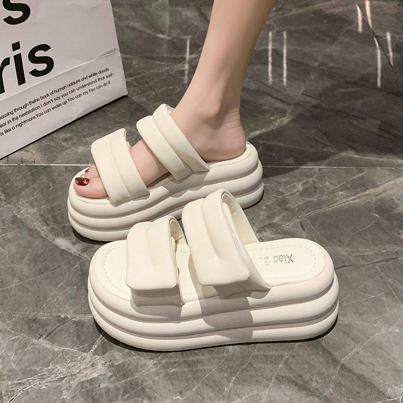 Dép Cao Gót Đi Biển Đế Dày Phong Cách Mới Mùa Hè Cho Nữ