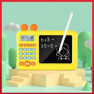 Máy tính toán học kèm bảng LCD tự xoá nhiều phép tính giúp bé phát triển tư duy - Máy tính cho bé kèm bảng LCD tiện ích