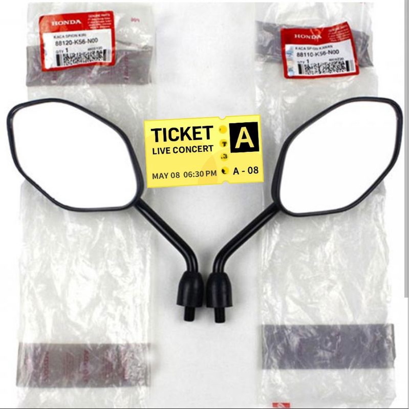 Kính chiếu hậu sonic gương chiếu hậu sonic