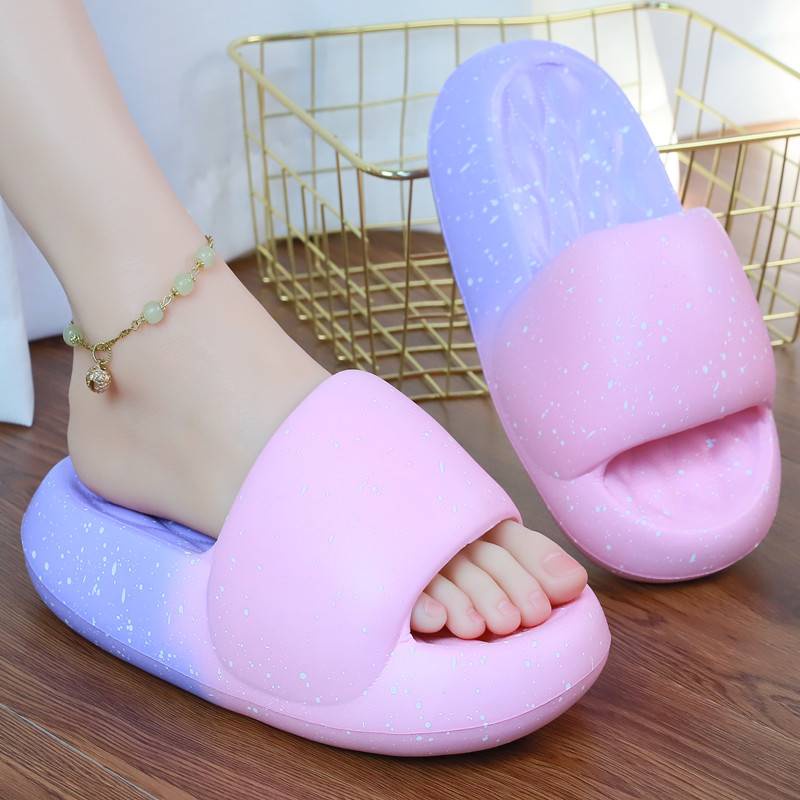 Dép Quai Ngang Đế Dày Thời Trang Mùa Hè Hàn Quốc Cho Nữ