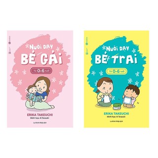 Sách - combo 2 cuốn nuôi dạy bé trai từ 0 - 6 tuổi, nuôi dạy bé gái từ 0 - 6 tuổi