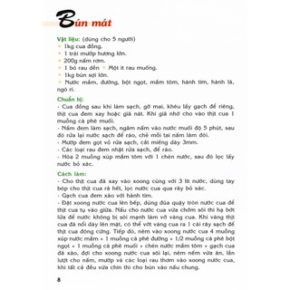 Sách 30 Món Bún Ngon (Quỳnh Hương)