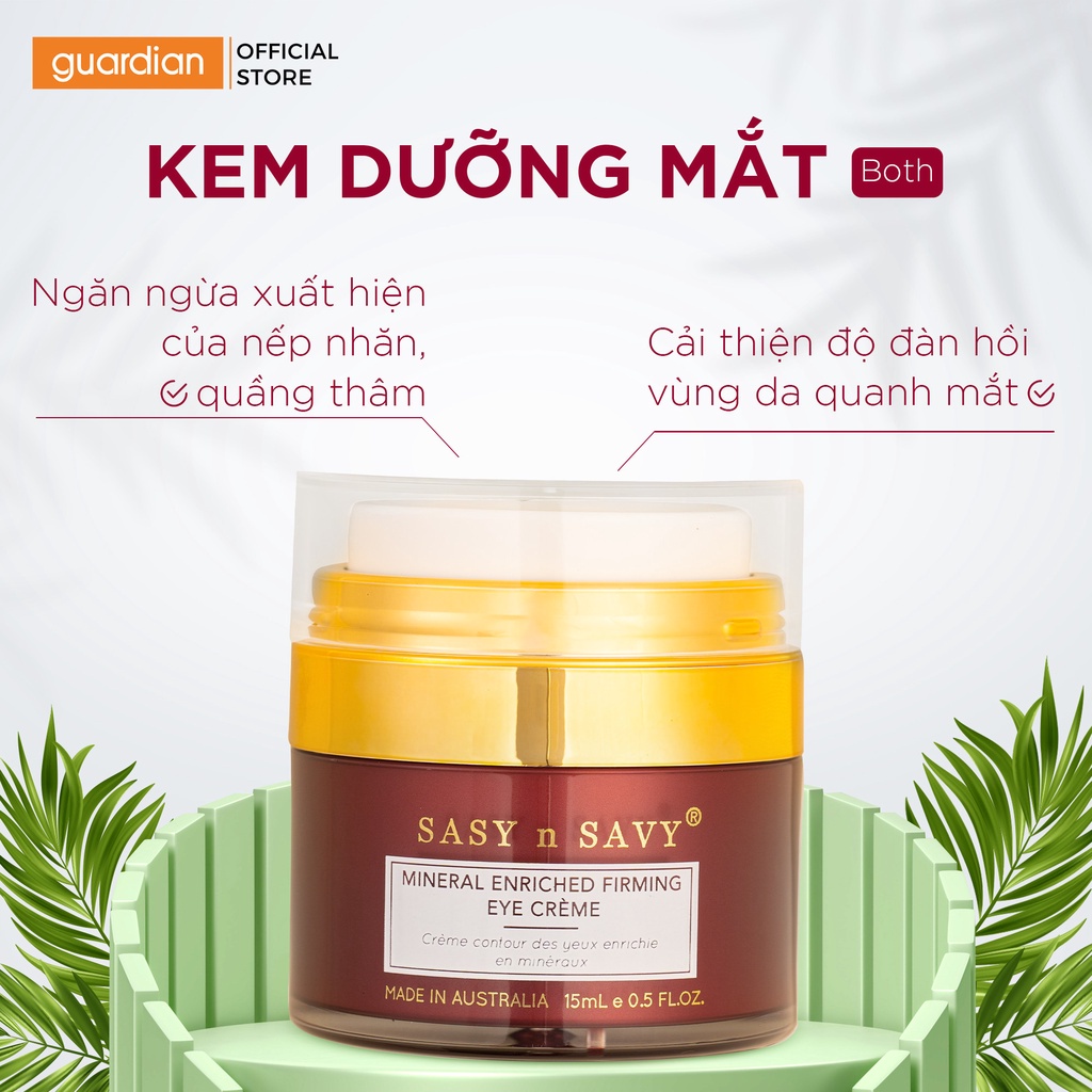 Kem Dưỡng Mắt Ngăn Ngừa Lão Hóa Sasy N Savy Mirenal Enriched Firming Eye Creme 15ml