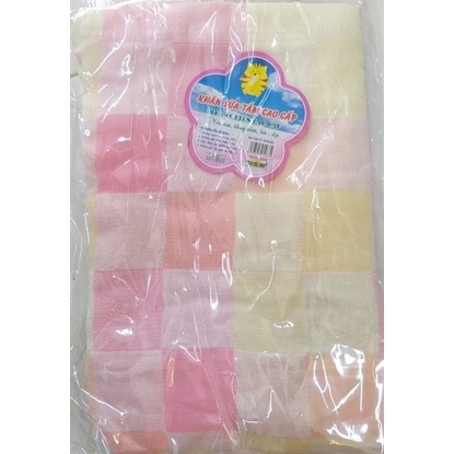 Khăn Sữa Tắm Caro NATU NB100  100% Cotton Thoáng Mát Mềm Mại