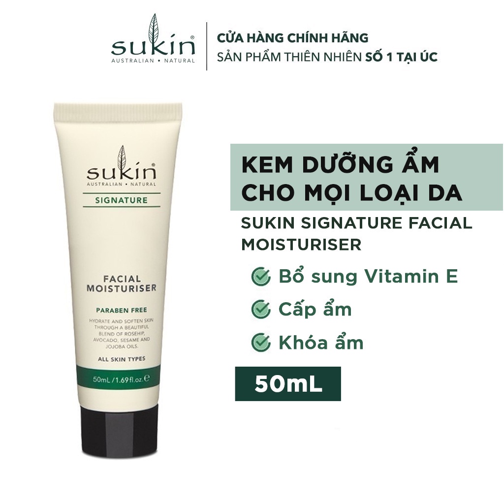 [G] Kem Dưỡng Ẩm Dành Cho Da Mặt Sukin Signature Facial Moisturiser 50ml