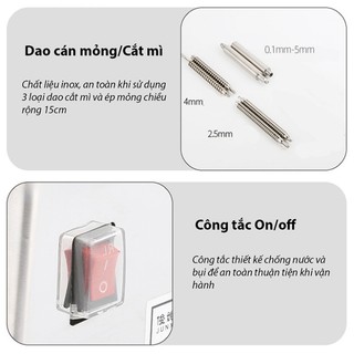 Máy cán mì, cán mỏng, cán sợi mỳ dùng Điện