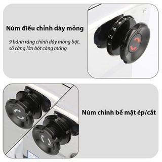 Máy cán mì, cán mỏng, cán sợi mỳ dùng Điện