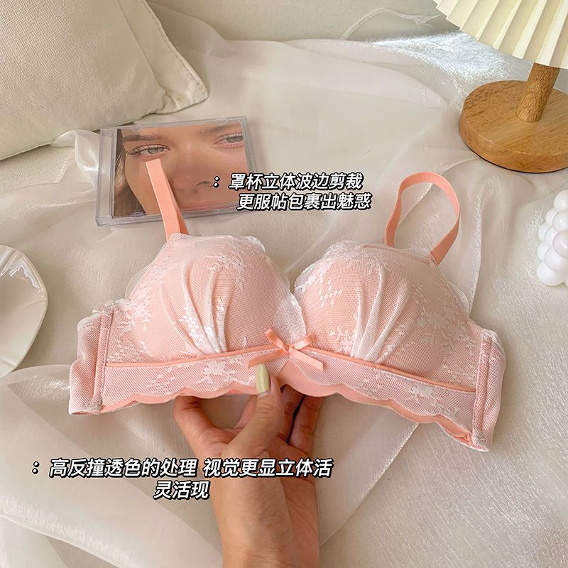 Jiashucheng Áo Ngực Mỏng Không Gọng Thép Chống Chảy Xệ Có Thể Điều Chỉnh Kích Thước Nhỏ Mới Cho Nữ