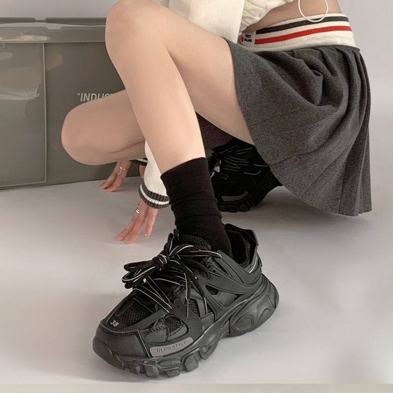 Jiashucheng Vớ Màu Trơn Cổ Cao Vừa Không Xương Dễ Phối Đồ Thời Trang Xuân Hè Cho Nữ