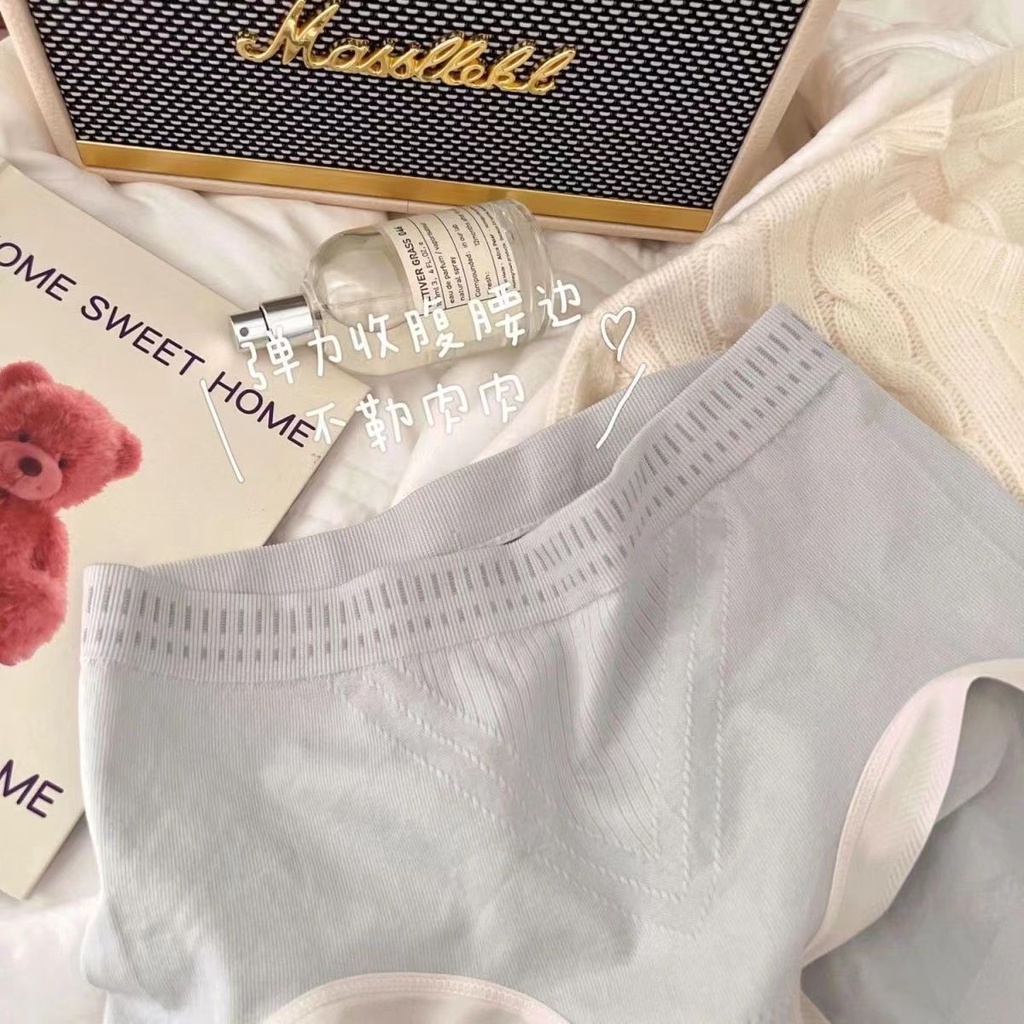 Quần Lót Cotton Không Đường May Siêu Co Giãn Kháng Khuẩn Phong Cách Mùa Hè Cho Nữ