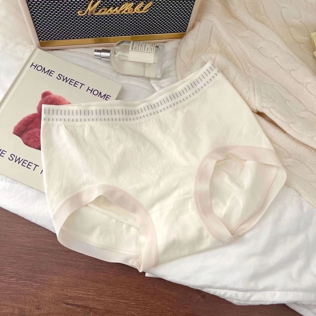 Quần Lót Cotton Không Đường May Siêu Co Giãn Kháng Khuẩn Phong Cách Mùa Hè Cho Nữ