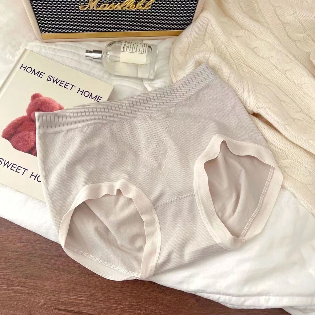 Quần Lót Cotton Không Đường May Siêu Co Giãn Kháng Khuẩn Phong Cách Mùa Hè Cho Nữ