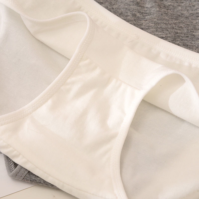 Quần Lót Cotton Lưng Thấp Thoáng Khí Đơn Giản Theo Phong Cách Hàn Quốc Dành Cho Nữ