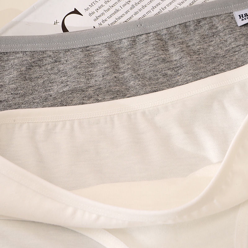 Quần Lót Cotton Lưng Thấp Thoáng Khí Đơn Giản Theo Phong Cách Hàn Quốc Dành Cho Nữ