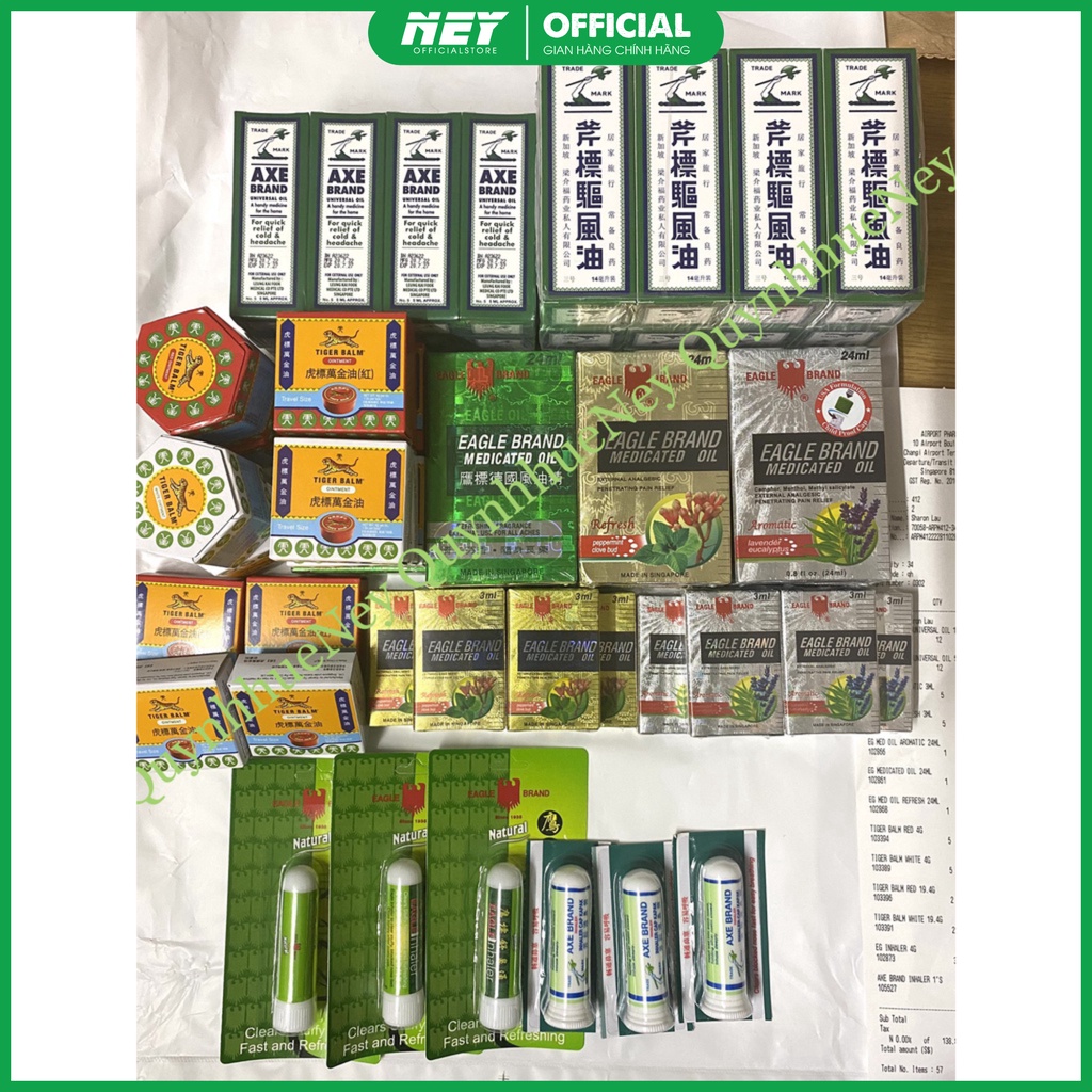 Dầu Gió Singapore EAGLE BRAND, Giảm cơn đau nhanh chóng.