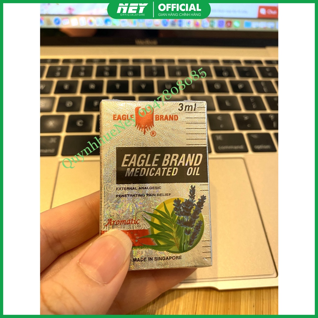 Dầu Gió Singapore EAGLE BRAND, Giảm cơn đau nhanh chóng.