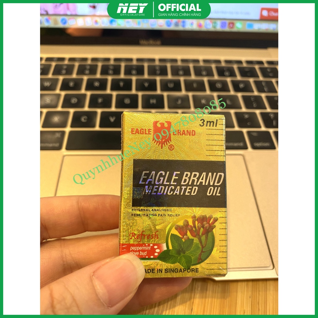 Dầu Gió Singapore EAGLE BRAND, Giảm cơn đau nhanh chóng.