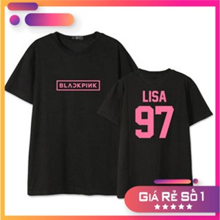 Áo Thun Nam Nữ Tay Ngắn In Chữ Blackpink, Lisa, Jisoo Jennie -unisex nam nữa, có tay ngắn, tay lỡ, bigsize