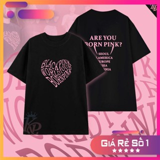 Áo thun cao cấp TIM BORNPINK 2024, Blackpink Wordtour - unisex nam nữa, có tay ngắn, tay lỡ, bigsize