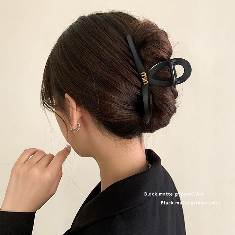 Set 3 Kẹp Tóc Càng Cua Cỡ Lớn Kiểu Hàn Quốc Thời Trang Mùa Hè Xinh Xắn Cho Nữ chữ min