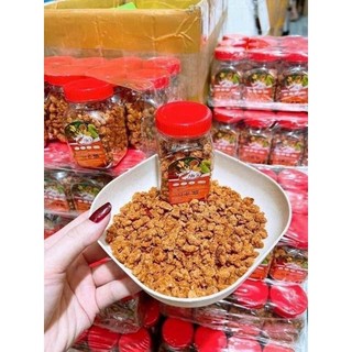 Muối tôm Như Ý hạt to thơm ngon hảo hạng hủ 60g. Muối như ý hạt to hủ mini.