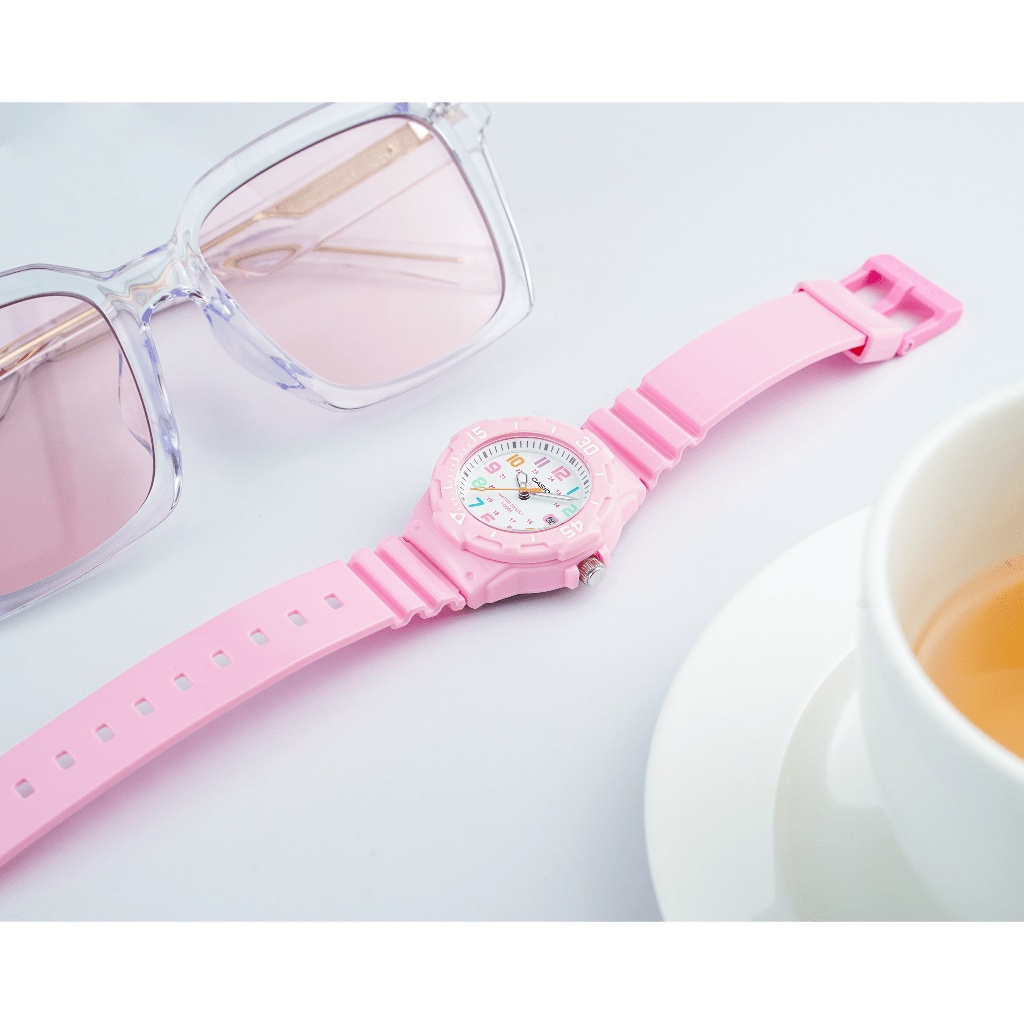 Cathywatch Đồng hồ Casio nữ chính hãng LRW-200H-4B2VDF dây cao su