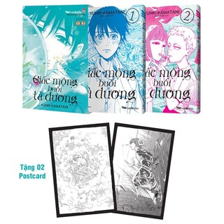 Sách nxb kim đồng - boxset giấc mộng buổi tà dương - tập 1 + 2 - tặng kèm 2 postcard