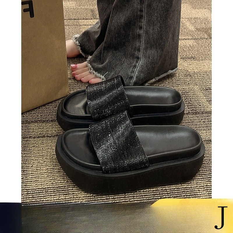 Dép Sandal Đế Xuồng Dày Dặn Phong Cách Thời Trang Châu Âu 2023 Mới