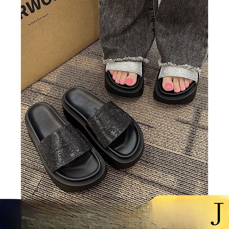 Dép Sandal Đế Xuồng Dày Dặn Phong Cách Thời Trang Châu Âu 2023 Mới